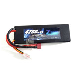 BATERIA DE LIPO 7.4V 2S 4200MAH 30C / 40C BULLET HARD CASE COM PLUG DEANS ZEEE POWER ZEE420030C2S